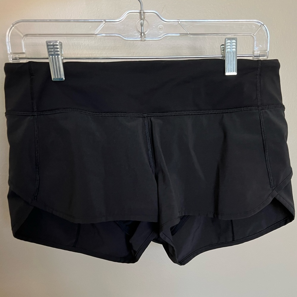 Lululemon Speed Up Low-Rise Lined Short 2.5” Black